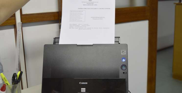 A Delegacia de Pronto Atendimento foi beneficiada com uma scanner - Crédito Alessandro Manzoni, Exata Comunicação