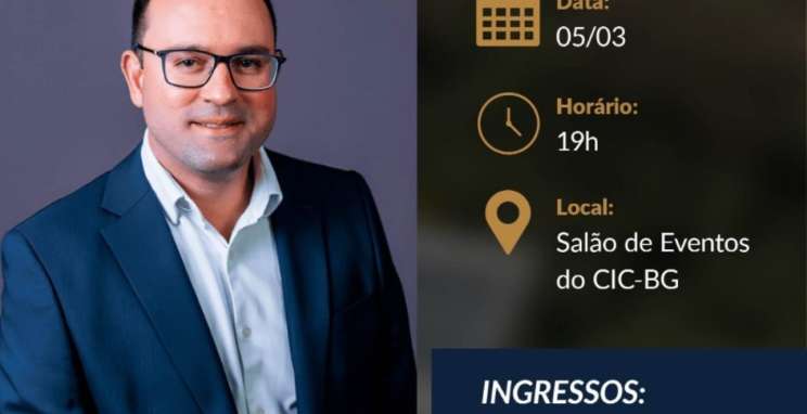 CIC-BG abre temporada de atividades com palestra do prefeito Diogo Siqueira