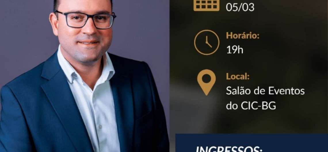 CIC-BG abre temporada de atividades com palestra do prefeito Diogo Siqueira