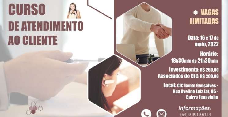 CIC-BG apoia curso sobre como atender os clientes