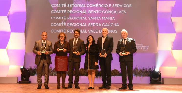 Comitê Regional Bento Gonçalves do PGQP é destaque pela quarta vez consecutiva no Prêmio Qualidade RS