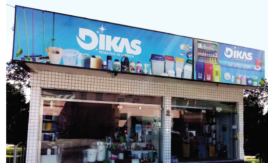 Dikas Distribuidora de  Produtos de Limpeza oferece mix variado aos clientes