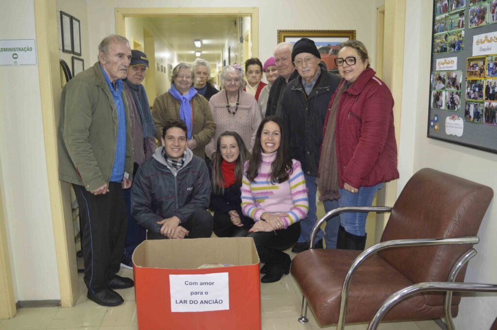 Agosto inicia com ações solidárias em instituições de Bento Gonçalves