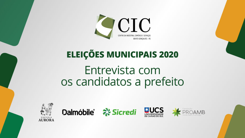 CIC-BG divulga entrevistas com candidatos a prefeito de Bento Gonçalves