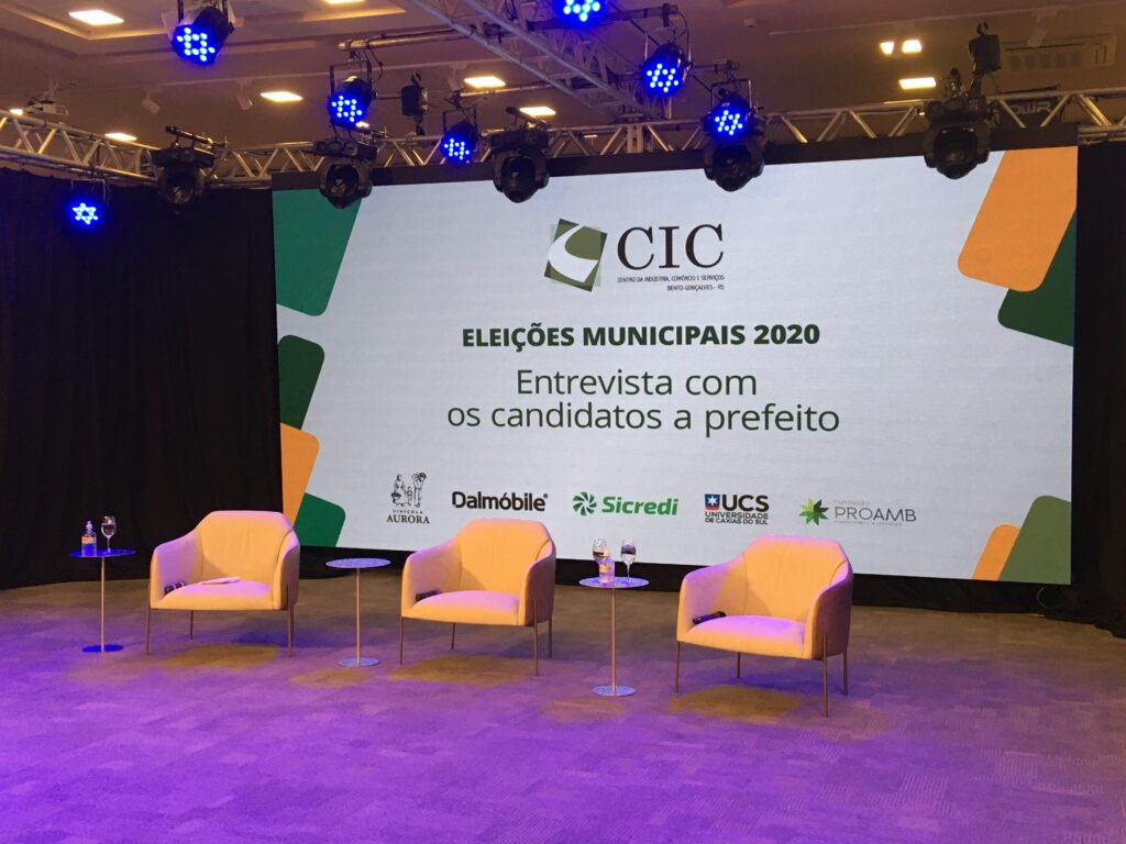 CIC-BG realiza série de entrevistas com candidatos a prefeito de Bento Gonçalves