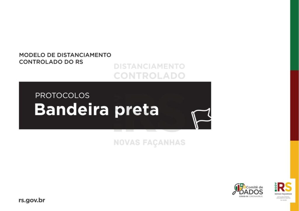 Bandeira preta impõe restrições a setores produtivos