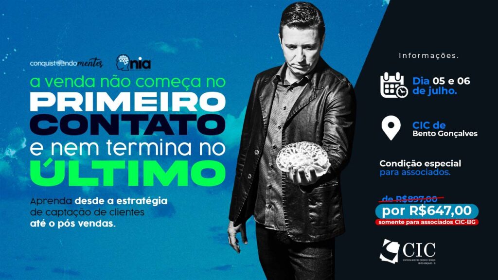 Curso no CIC-BG mostra como neurociência pode ajudar nas vendas