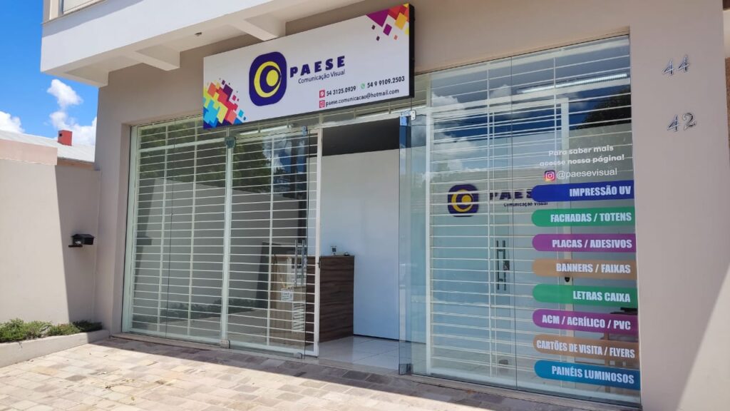 Paese Comunicação Visual trabalha para a evolução dos negócios de seus clientes