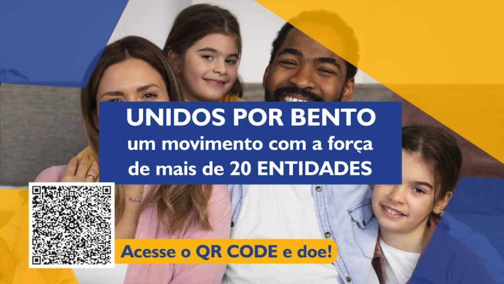 Unidos por Bento contabiliza doações de quase R$ 2,8 milhões