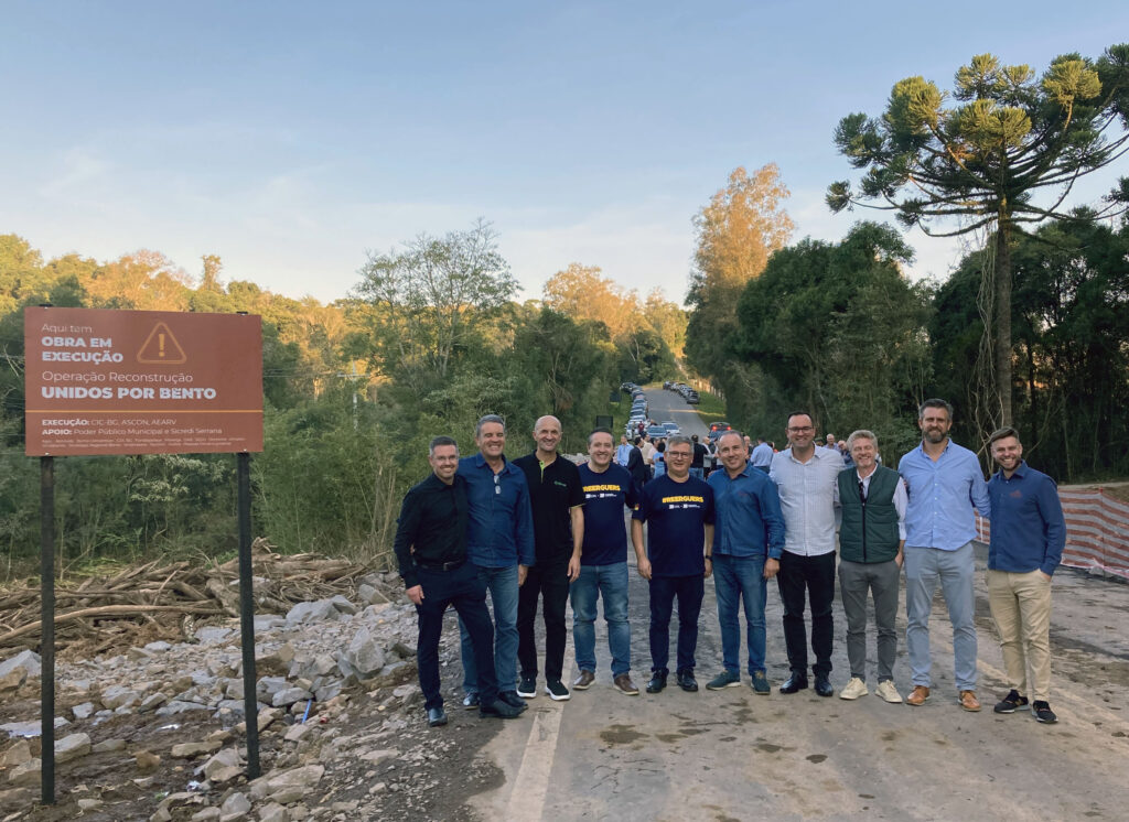 Unidos por Bento inaugura obra de restauração da RS 444