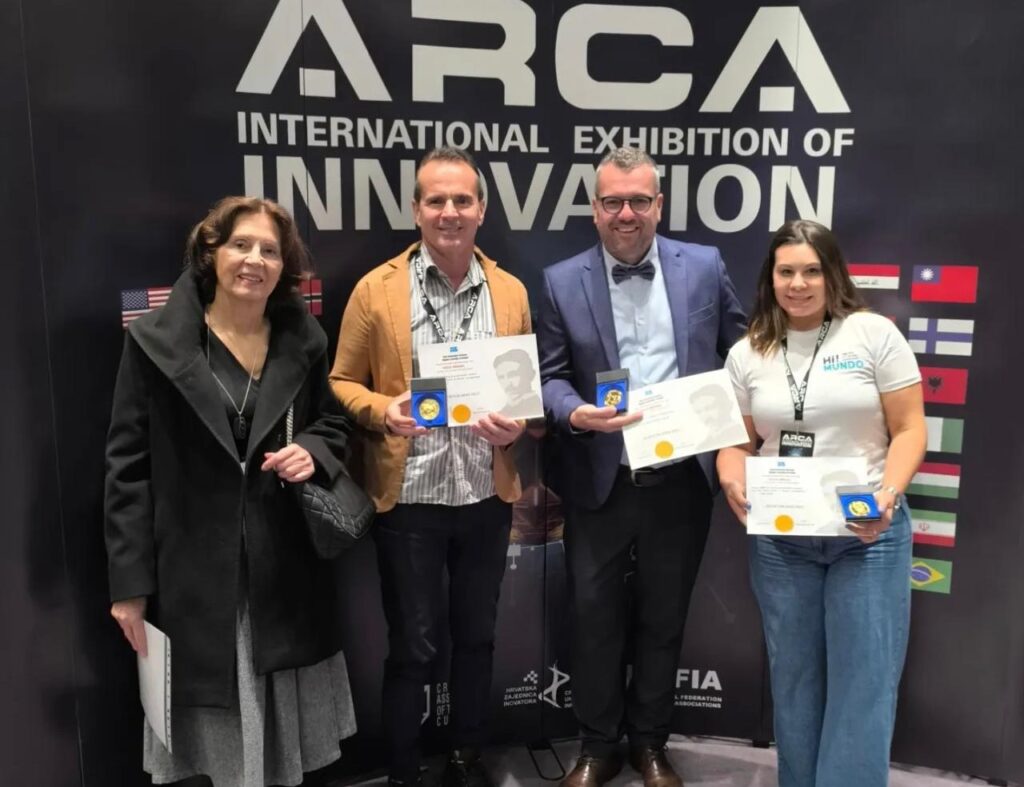 Startup incubada no Inova Bento conquista medalha de ouro em competição na Croácia